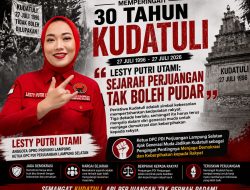 30 Tahun Kudatuli, Lesty Putri Utami: Sejarah Perjuangan Tak Boleh Puda