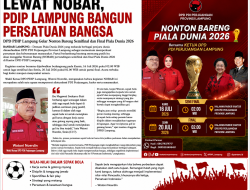 NOBAR PIALA DUNIA, PDIP AJAK RAKYAT RAWAT PERSATUAN