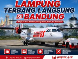 LAMPUNG TERBANG LANGSUNG KE BANDUNG
