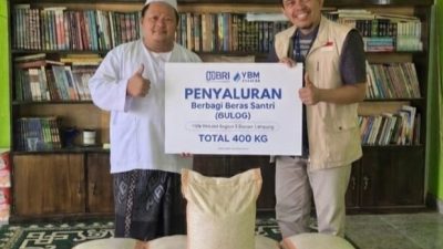YBM BRILiaN Perkuat Ketahanan Pangan Dua Pesantren di Lampung Tengah