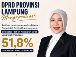 RETRIBUSI TEMBUS 51,8 PERSEN, DPRD LAMPUNG OPTIMISTIS PAD 2026 TERCAPAI