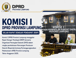 KOMISI I DPRD LAMPUNG BEDAH PERTANGGUNGJAWABAN APBD 2025