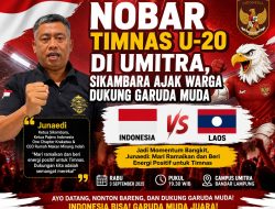 Nobar Timnas U-20 di Umitra, Sikambara Ajak Warga Dukung Garuda Muda