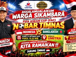 Sikambara Kembali Gelar Nobar Indonesia vs Bangladesh Kamis Malam di UMITRA