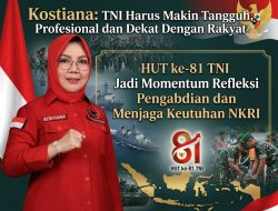 Kostiana: TNI Harus Makin Tangguh, Profesional dan Dekat Dengan Rakyat