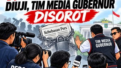 KEBEBASAN PERS DIUJI, TIM MEDIA GUBERNUR DISOROT