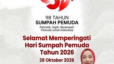 Sumpah Pemuda, Lesty Ajak Generasi Muda Rawat Persatuan